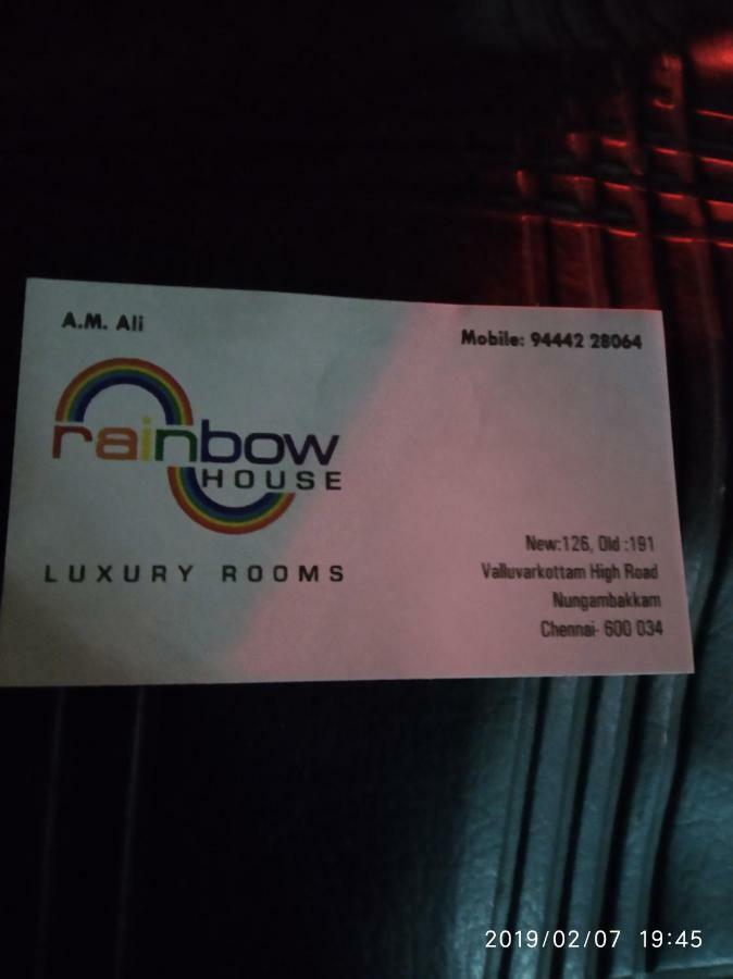Rainbow House Luxury Rooms Chennai Exterior foto